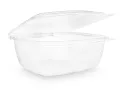 Barquette charnière PLA 48oz (1360ml) Longueur 182 mm Largeur 200 mm Hauteur 75 mm